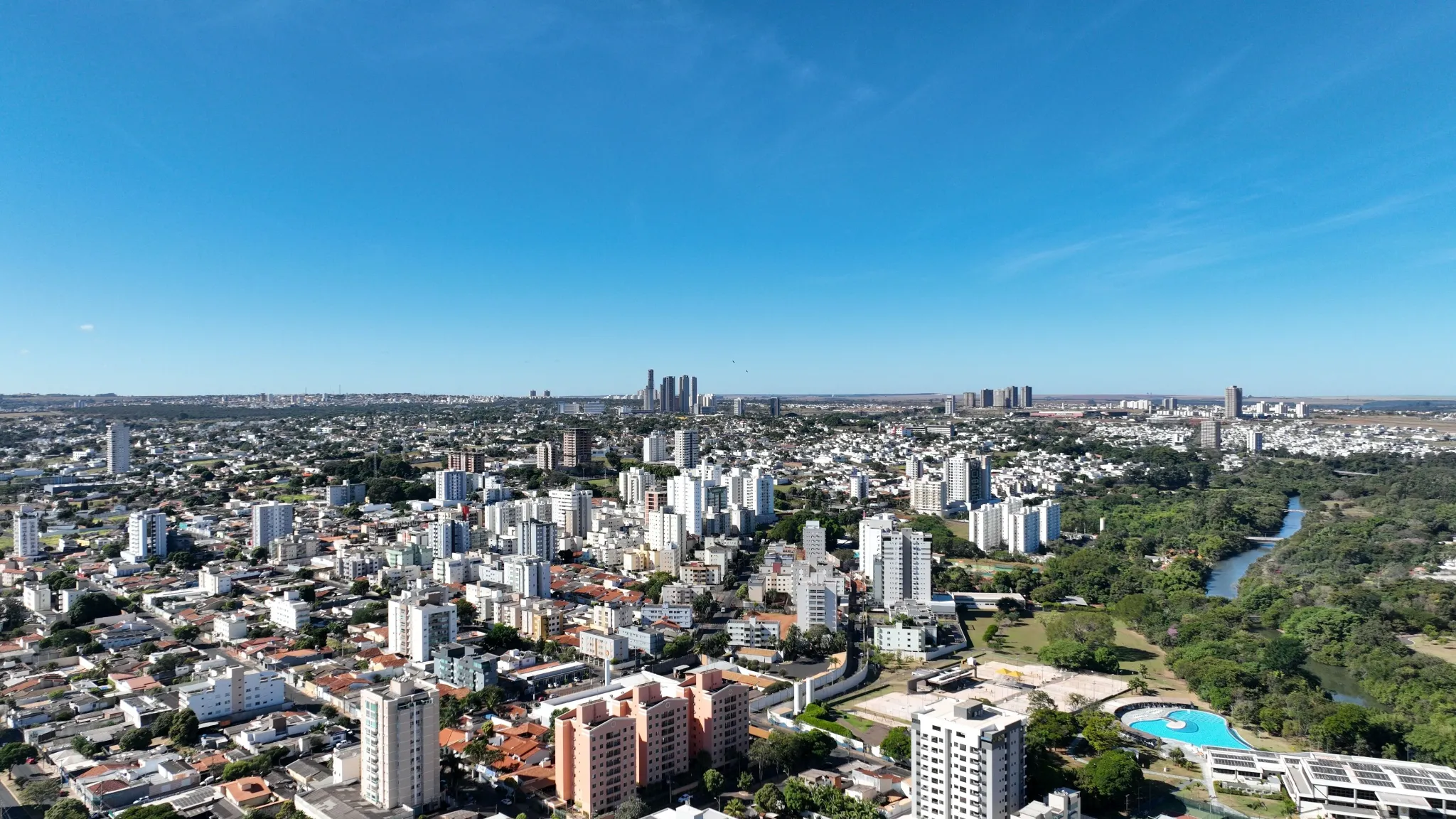 Vista aérea de Uberlândia - MG